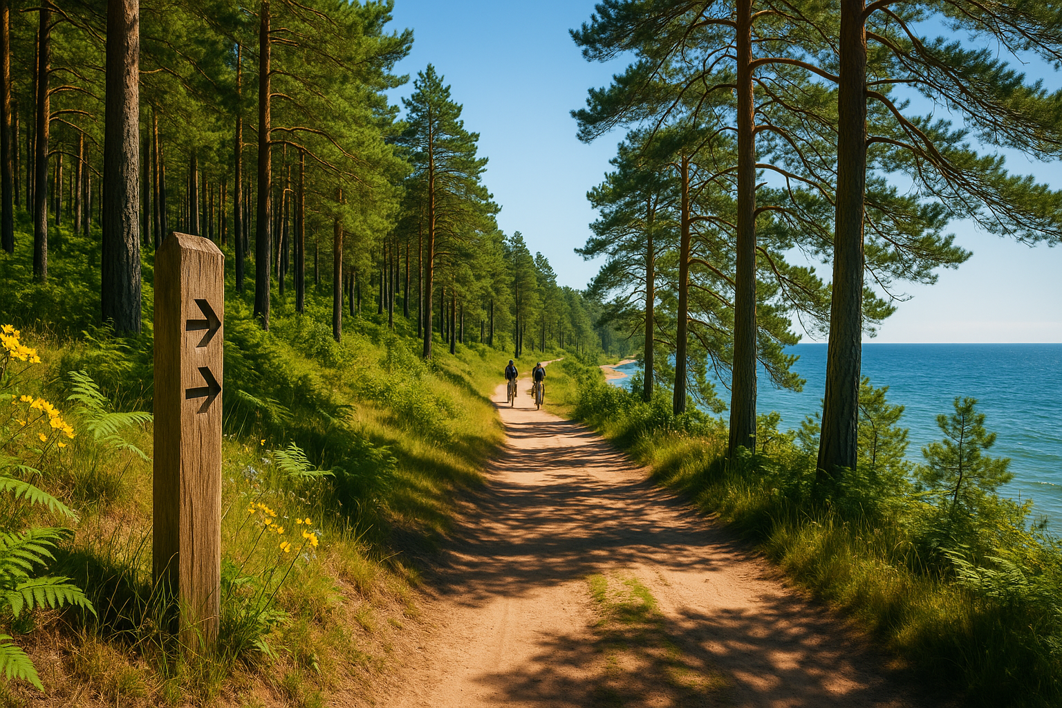 Szlaki rowerowe i piesze w okolicy Alka Sun Resort